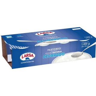 Yogur Natural Azucarado Larsa, Pack 8X130 Gr. (14665921)