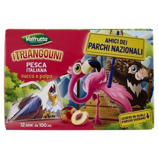 Succhi Pesca Triangolini Ml100X12 Valfrutta