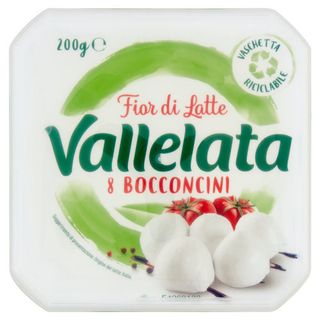 Vallelata Fior di Latte 8 Bocconcini 200 g - 8000430133455