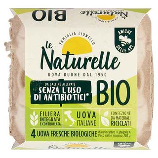 le Naturelle 4 Uova Fresche Biologiche 220 g - 8002790008428