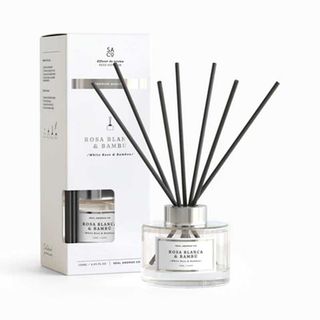 Mikado Premium Rosa Blanca Y Bambús Seal (8431855007456)