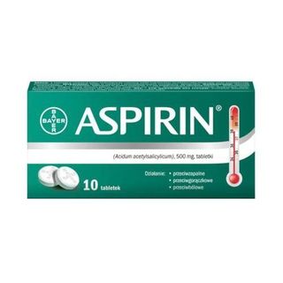 Aspirin 500 mg 10 tabletek