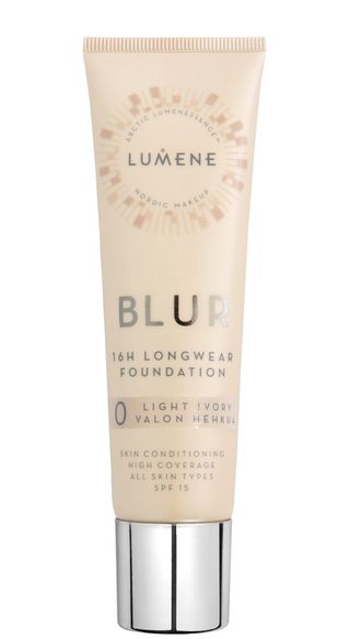 Lumene Blur Długotrwały podkład 16h SPF15, 0 Light Ivory
