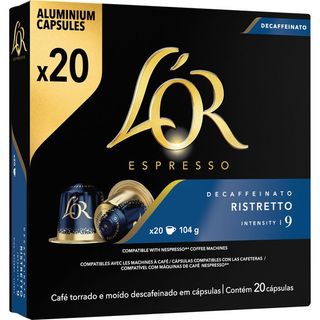 L'OR Café Ristretto Decaffeinato 20 Cápsulas