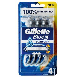 Gillette Blue 3 Maszynki jednoczęściowe, 4 szt.