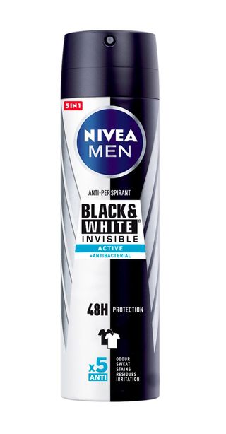 Desodorante Spray Invisible Men Black Y White Nivea 200Ml