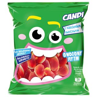 Candi Żelki z nadzieniem owocowym Owocowy Rytm, 200 g
