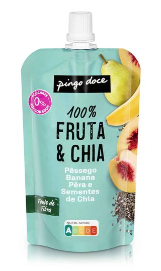Bolsa de Fruta e Chia Pingo Doce 120G