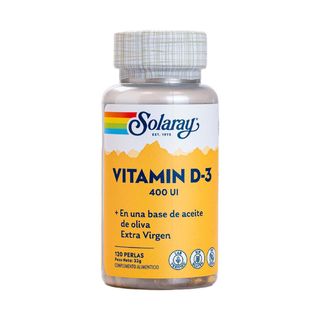 Vitamin D 120 cápsulas Solaray