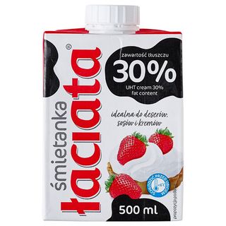 Łaciata Śmietanka UHT 30%, 0,5 ml