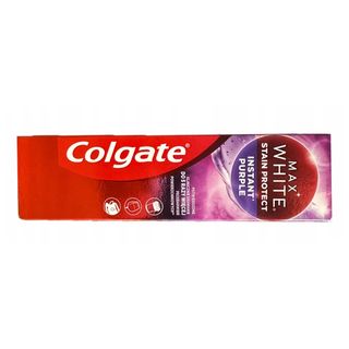 Colgate Max White Stain Protect Pasta do zębów instant purple 75 ml