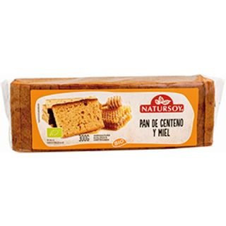 Pan Miel Y Centeno Natursoy Eco 300 Gr.