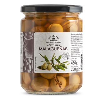 Aceitunas Malagueña Dia Vegecampo Frasco 250 G