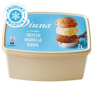 Diuna Lody o smaku orzech-wanila-kawa, 2 L