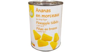 Auchan - Ananas kawałki w syropie  - 560 g