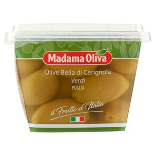 Madama Oliva il Frutto d'Italia Olive Bella di Cerignola Verdi 480 g