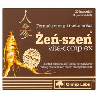 Olimp Żeń-szeń Vita Complex, Suplement diety na zwiększenie energii, Kapsułki