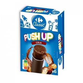 Helado Push Up Cola Carrefour Pack  6X690 Ml.