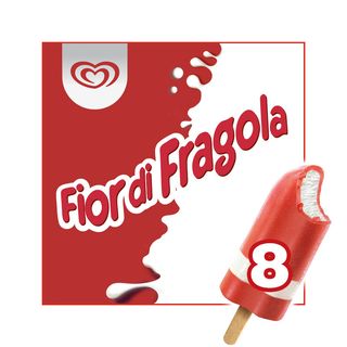 Algida Fior Di Fragola Gelato Stecco 8x51g