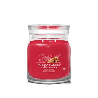 Sparkling Cinnamon candela in giara media - Yankee Candle