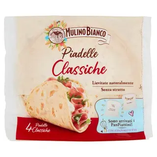 Mulino Bianco Piadelle Classiche Ideale Per Piadina 4Pz 300G