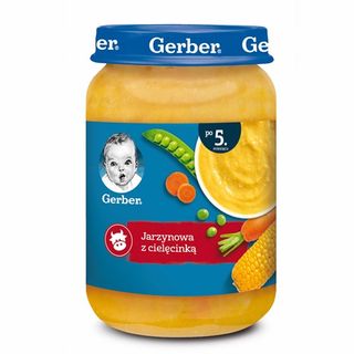 Gerber Jarzynowa z cielęcinką, 190 g