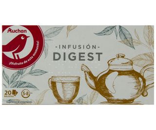 Infusión de Manzanilla Menta y Anís Verde Alcampo 20 Uds. 30 G.