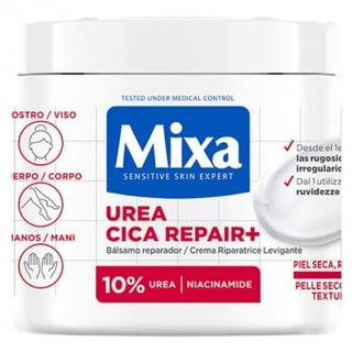 Bálsamo Reparador Urea Cica Repair+ Para Piel Seca Mixa 400 Ml.
