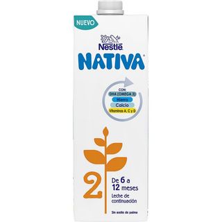 NATIVA Leche Nativa De 6 A 12 Meses 1 L