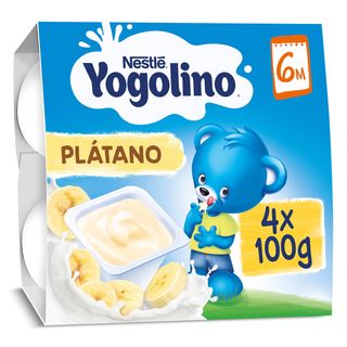 Postre Lácteo De Plátano Nestlé Yogolino Pack 4 X 100 G