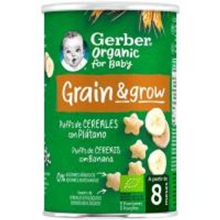 Snack De Cereal Y Plátano Gerber, Lata 35 G (25003419)