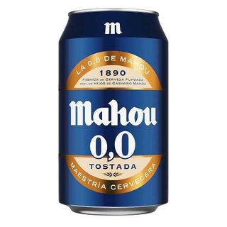 Cerveza Mahou 0.0 Tostada Lata 33 Cl.