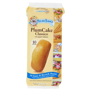 Mulino Bianco Plumcake Classico Merenda con Yogurt Italiano 10 pezzi 330g - 8076809582193