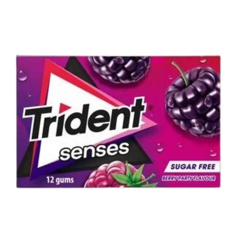Trident Senses Berry Pastilhas Elásticas 23g