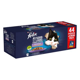 Felix le ghiottonerie cat busta multipack 44x85g mix carne e pesce