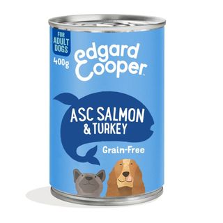Edgard & Cooper Grain Free Salmón Y Pavo Lata Para Perros 0.4Kg