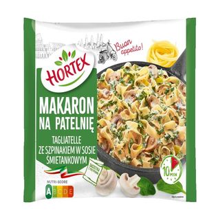 Hortex Makaron na patelnię tagliatelle z sosem szpinakowym 450 g