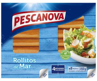 Rollitos de Mar sin Conservantes Ni Colorantes Pescanova 450 G.