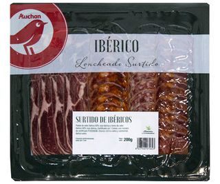 Tabla de Embutidos Ibéricos Elaborados en Extremadura Alcampo 200 G.