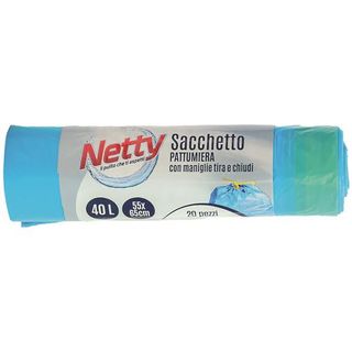 Sacco azzurro 55x65 40l 20pz