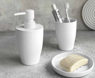 Kit Accessori Appoggio Clean Bianco In Plastica 430013372