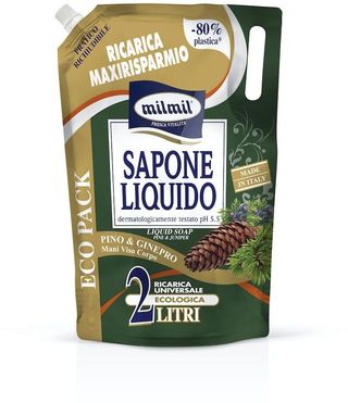 MIL MIL SAPONE LIQUIDO PINO E GINEPRO ECORICARICA 2 LITRI   MIL001