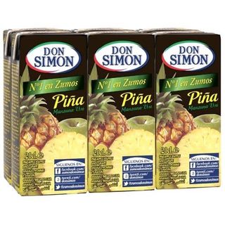 Zumo Don Simón Piña, Manzana Y Uva 6X200 Ml