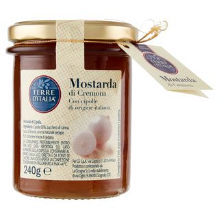 Terre d'Italia Mostarda di Cremona con cipolle 240 g