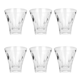Set 6 bicchieri acqua 270 ml - vetro Fusion RCR