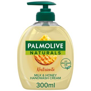 Jabón de manos Palmolive Naturals, Leche y Miel nutritivo 300 ml