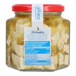 Queso Ensal.Hierbas Tarro Sirtakis 300 Gr