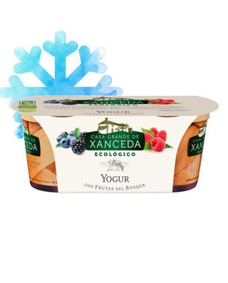 Yogur cremoso eco frutas del bosque 2uds Casa Grande De Xanceda