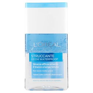 L'Oréal Paris Struccante occhi waterproof, strucca efficacemente il trucco a lunga tenuta, 125 ml