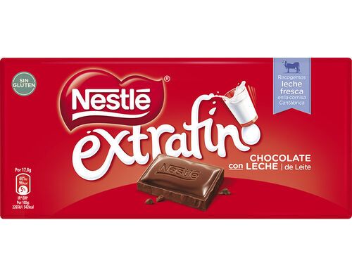 TABLETE NESTLÉ EXTRAFINO CHOCOLATE DE LEITE 125G
